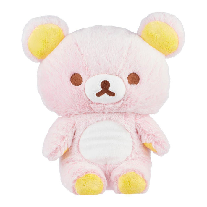 San-X Rilakkuma Original Long Pile Sherbet Series Plush - Soft Pink