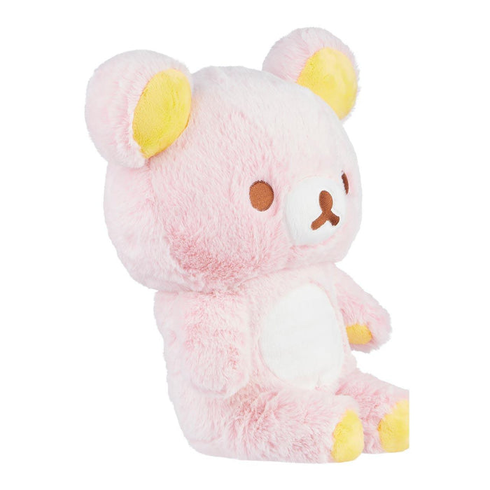 San-X Rilakkuma Original Long Pile Sherbet Series Plush - Soft Pink