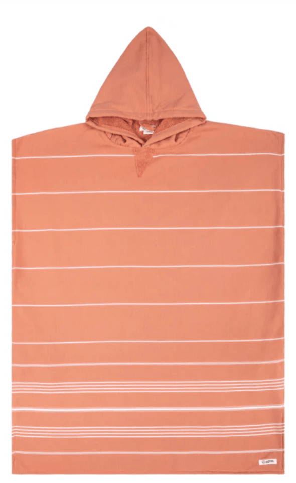 Sand Cloud | Classic Stripe Hooded Poncho - Dusty Pink - Aesthetics By Kell