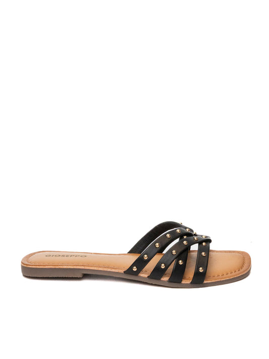 GIOSEPPO sandalo borchie nero 75165 HOPEDALE-NERO