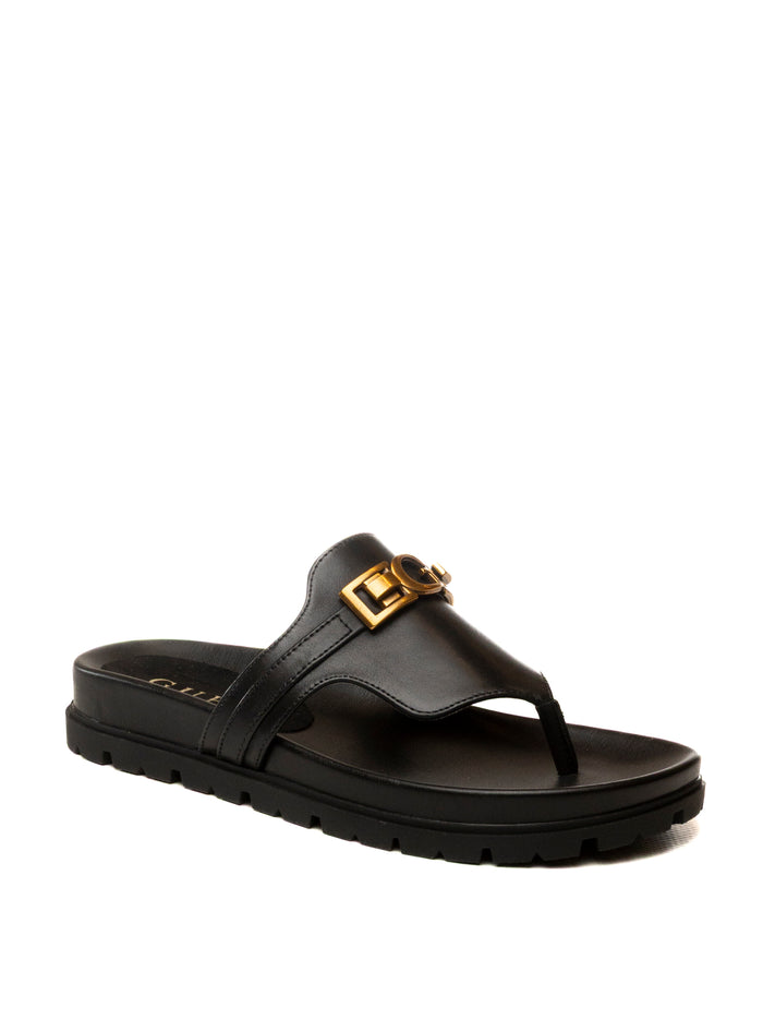 GUESS Sandalo farron nero FLJFRR LEA03 FARRON-BLK