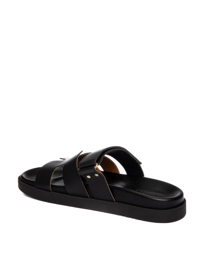 VINCENT VEGA Sandalo paris nero PARIS VIT-NERO