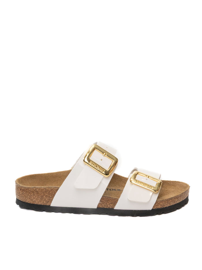 BIRKENSTOCK Sandalo sydney vernice bianco SYDNEY 1029438-WHITE