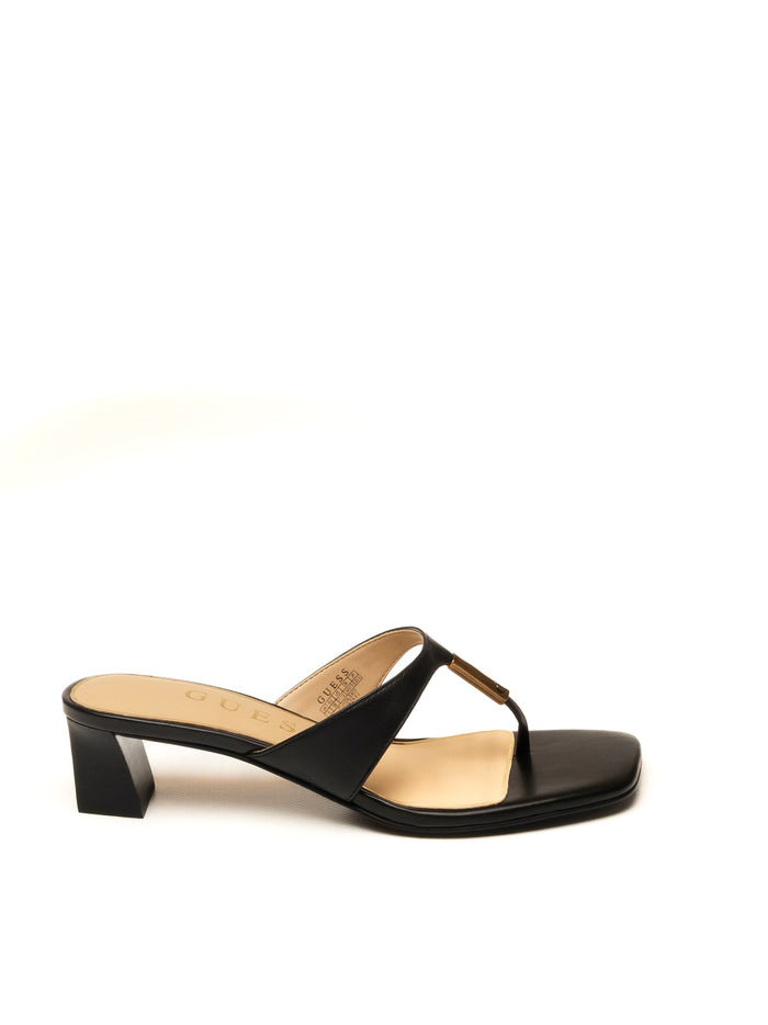 GUESS Sandalo yaiza nero FLJYZA LEA03 YAIZA-BLK