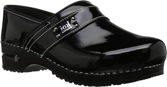 Sanita Black Lindsey Professional Patent Leather Shoes
