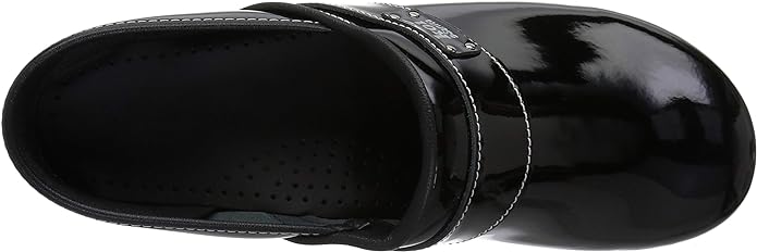 Sanita Black Lindsey Professional Patent Leather Shoes