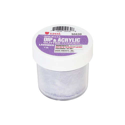 Sassi Dip and Acrylic Color Glitter Powder 1oz