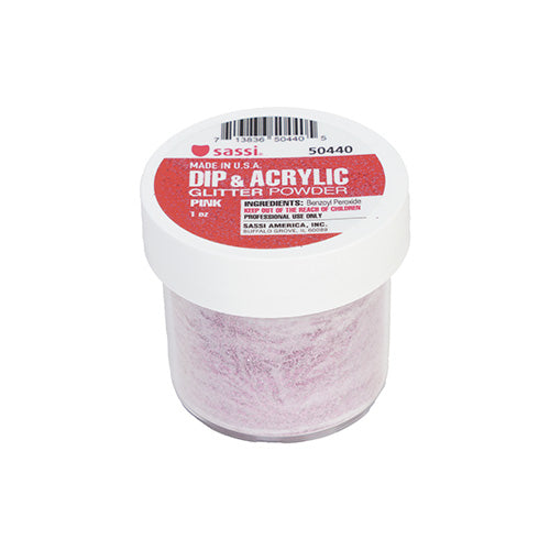 Sassi Dip and Acrylic Color Glitter Powder 1oz