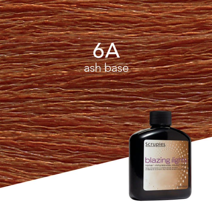 Scruples Blazing Highlights / Shadow Low Lighting Gel Hair Color Blazing 6A Ash Professional Salon Products