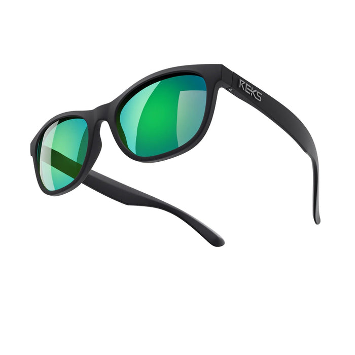 Single Vision / Solid Smoke / Green Mirror