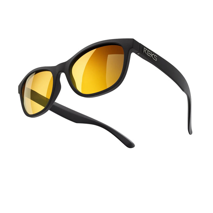 Single Vision / Solid Smoke / Gold Mirror