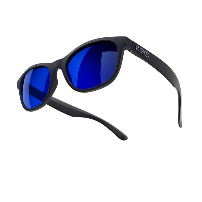 Single Vision / Solid Smoke / Solid Blue Mirror