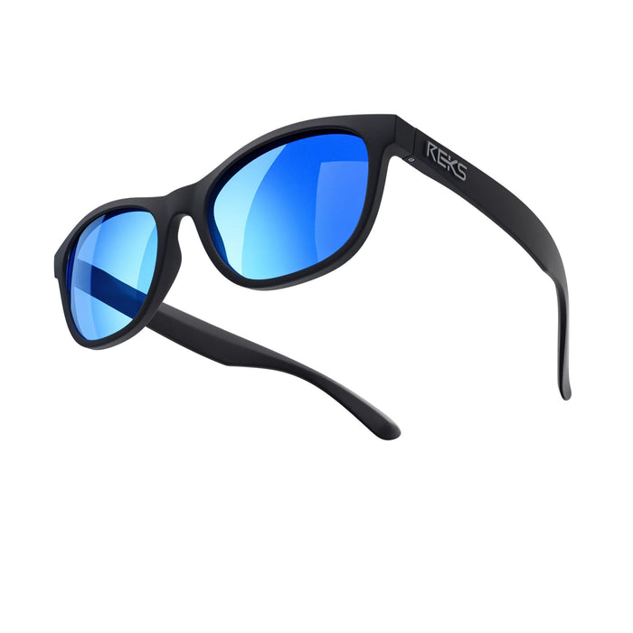 Single Vision / Solid Smoke / Cobalt Blue Mirror