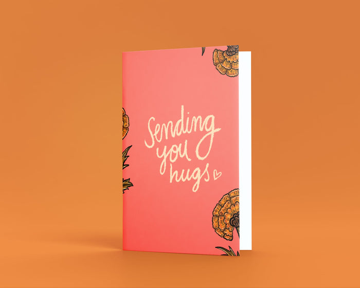 Sending you Hugs Greeting Card