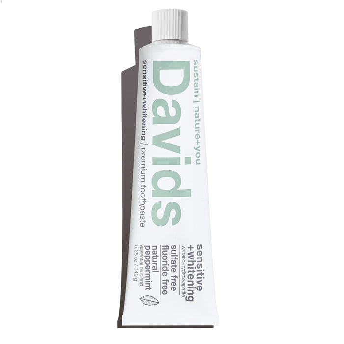 Davids-sensitive+whitening nano-hydroxyapatite toothpaste-Body-Davids_Masters_July2022_Sensitive_Overhead_SQUARE-The Detox Market |