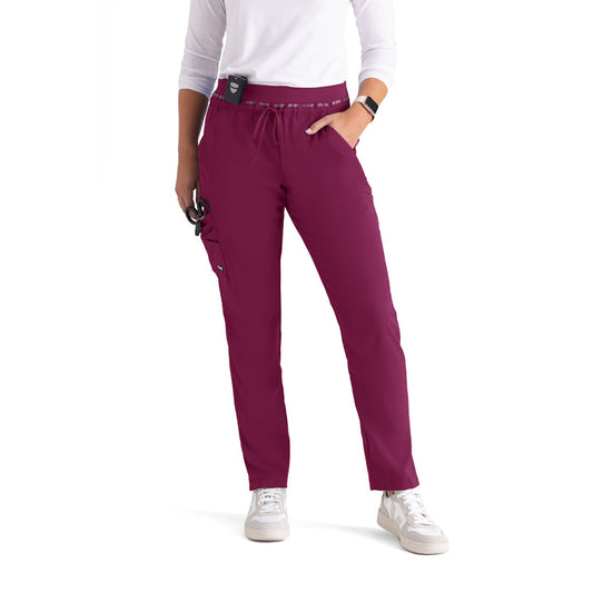 Serena Pant - Wine - Grey's Anatomy Scrubs