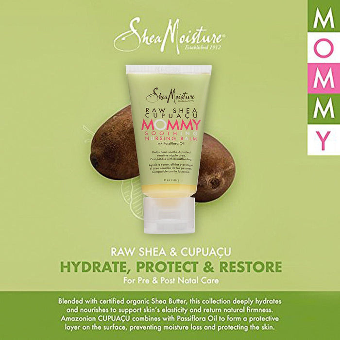 Shea Moisture Raw Shea Cupuacu Mommy Soothing Nursing Balm 2oz - ikatehouse