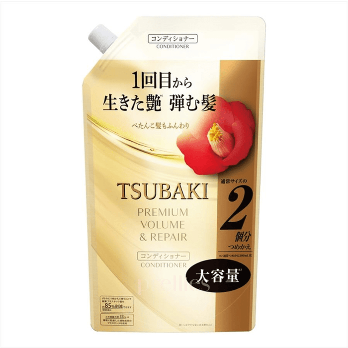 Shiseido TSUBAKI Premium Volume & Repair Conditioner (Refill) 600ml (Gold) (488138)