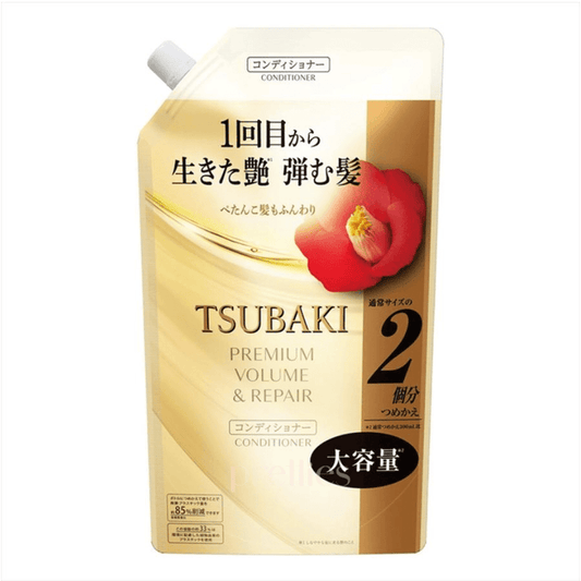 Shiseido TSUBAKI Premium Volume & Repair Conditioner (Refill) 600ml (Gold) (488138)