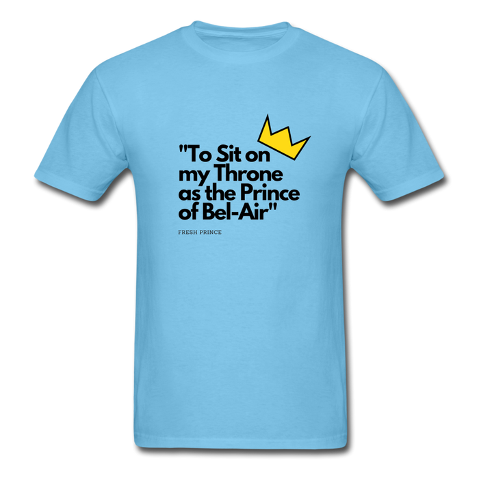 Sit on My Throne - aquatic blue