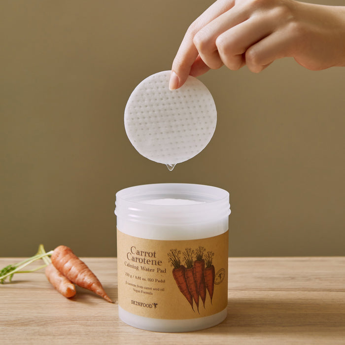 SKINFOOD Carrot Carotene Calming Water Pad 60 pads