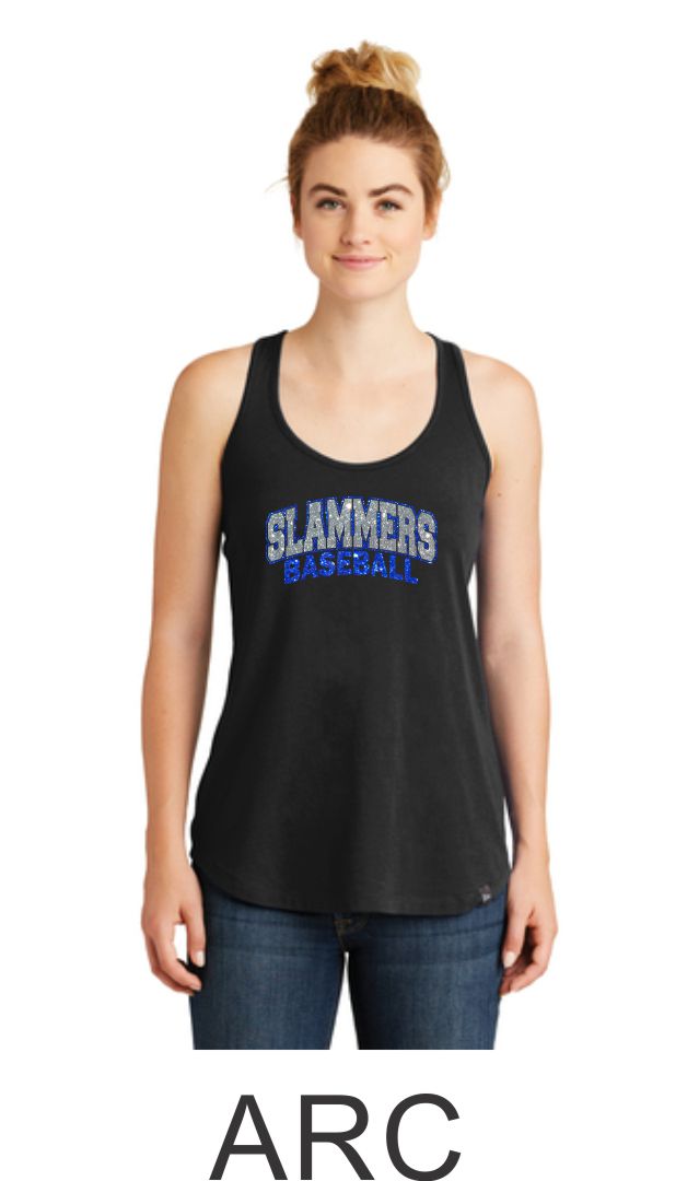 Slammers Stars Next Level Racerback Tank