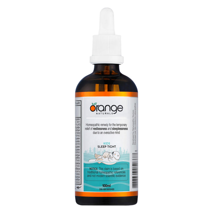 Dropper Bottle of Orange Naturals Sleep Tight for Kids 100ml