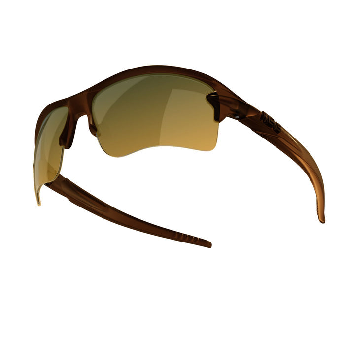 Single Vision / Solid Smoke / Gold Mirror