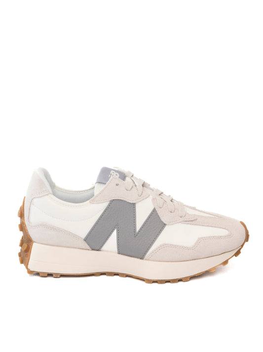 NEW BALANCE sneaker 327 bianco/grigio 327 U LT-BIA/GRIGIO