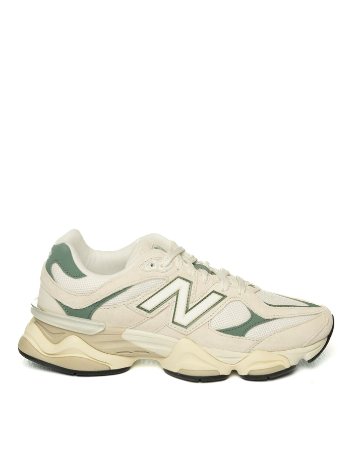 NEW BALANCE Sneaker 9060 bianco/verde 9060EEI U MESH-WHT/GRN
