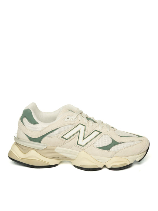 NEW BALANCE Sneaker 9060 bianco/verde 9060EEI U MESH-WHT/GRN