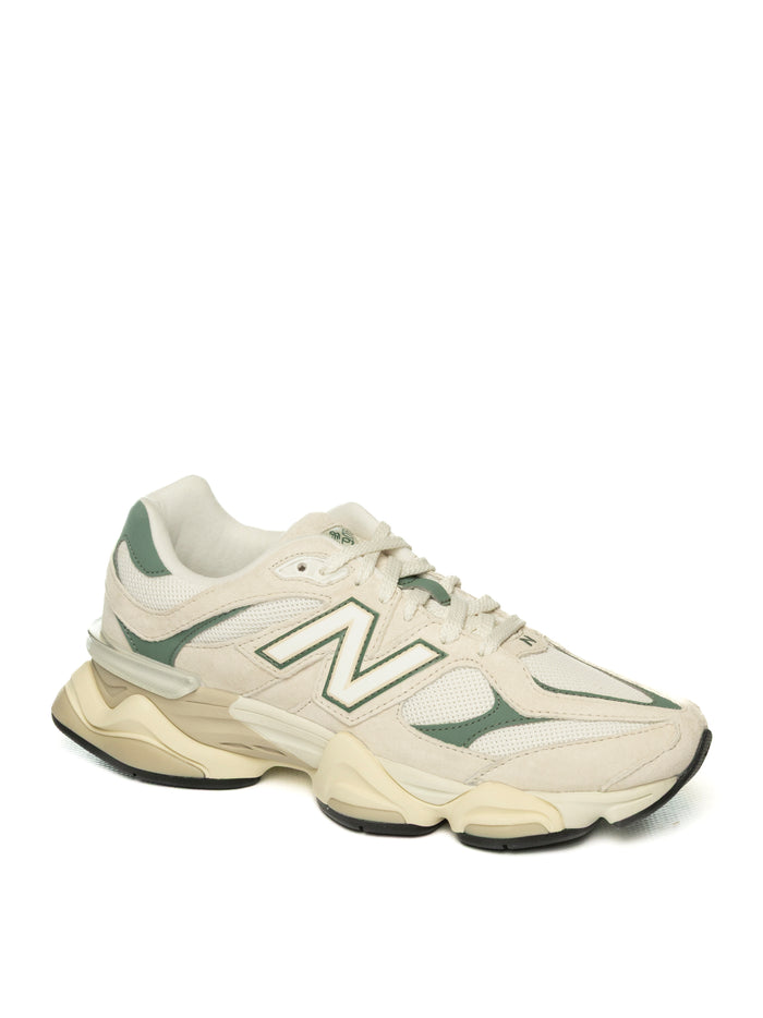 NEW BALANCE Sneaker 9060 bianco/verde 9060EEI U MESH-WHT/GRN
