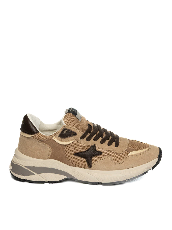 AMA BRAND DELUXE Sneaker moon camoscio beige MOON U 4451-BEIGE