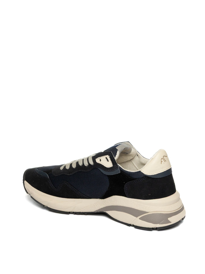 AMA BRAND DELUXE Sneaker moon camoscio blu MOON U 4448-BLU