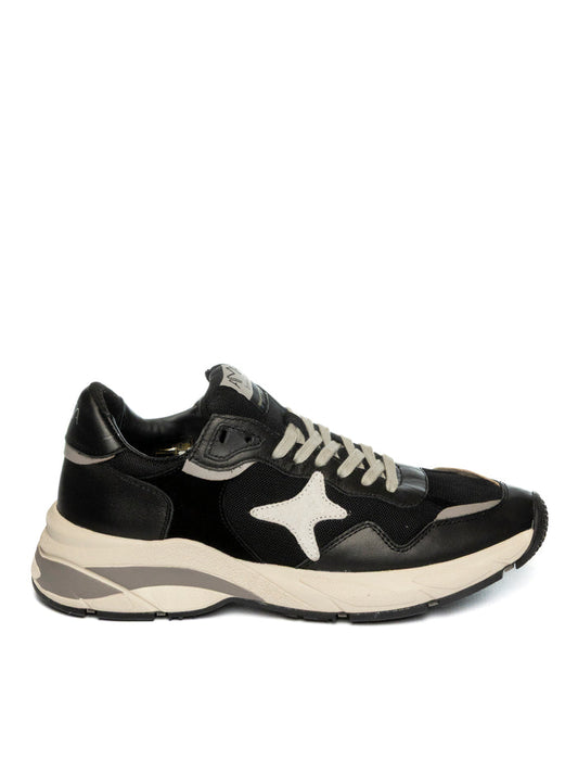 AMA BRAND DELUXE Sneaker moon camoscio nero MOON U 4450-NERO