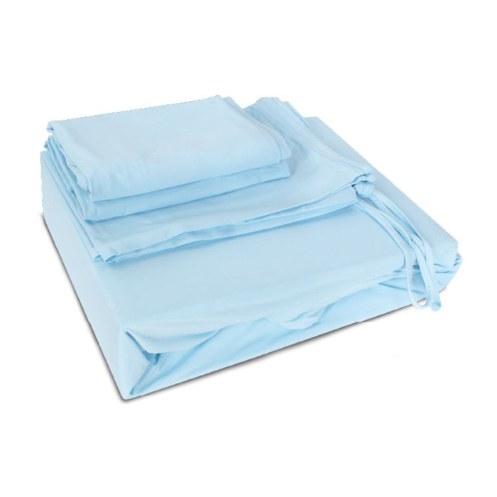 KYUSEI HOME Sofuto Sheets Cooling Fitted Sheet Set - Sora Mist