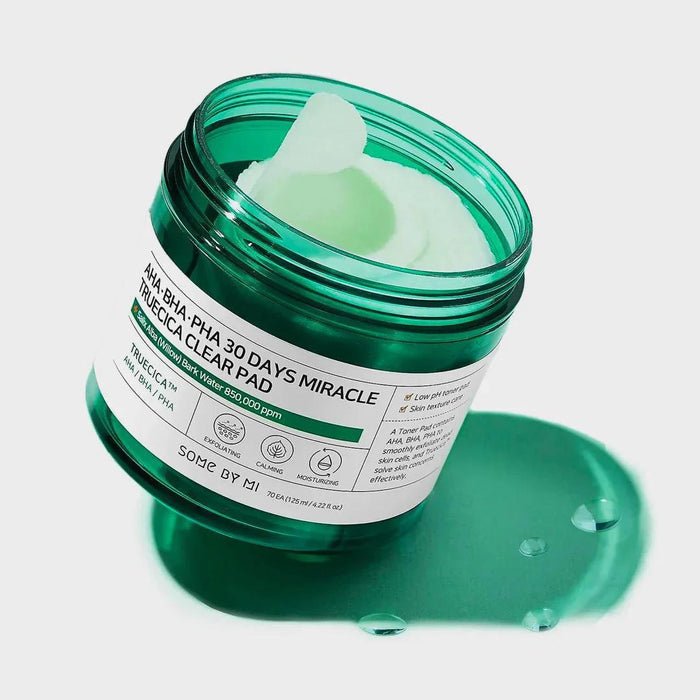 SOME BY MI AHA BHA PHA 30 Days Miracle Truecica Clear Pad 70 pads