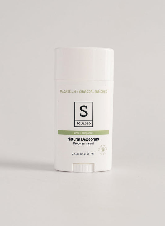 SoulDeo Deodorant Stick - Lime & Bergamot
