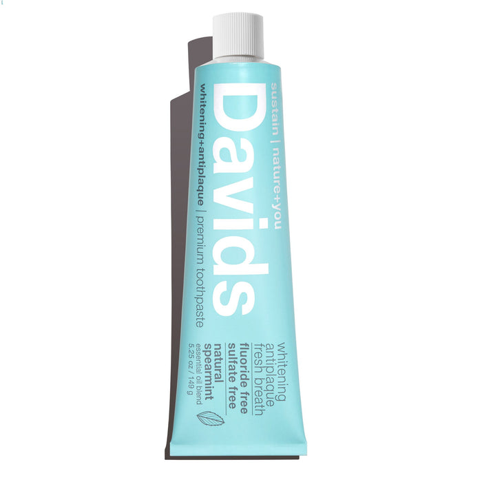 Davids-Spearmint Toothpaste-Body-Davids_Masters_July2022_Spearmint_OverheadSQUARE-The Detox Market |