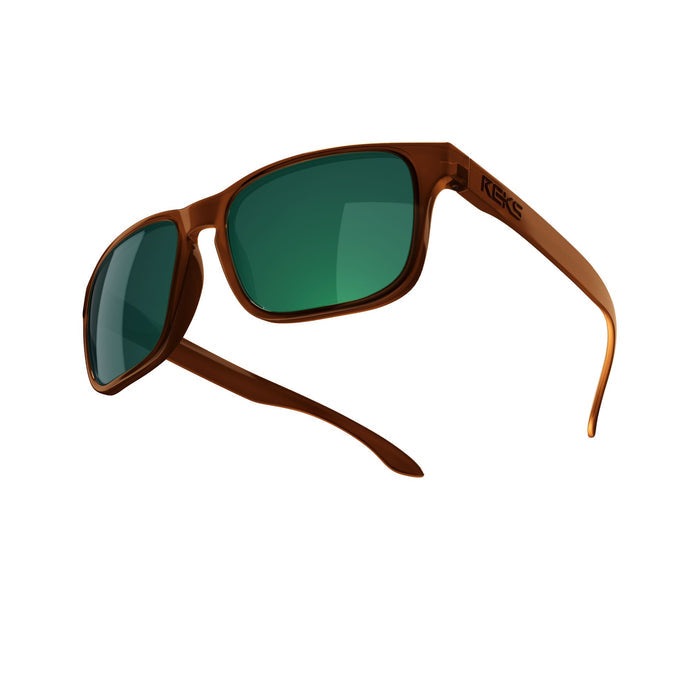 Single Vision / Rose Amber / Green Mirror
