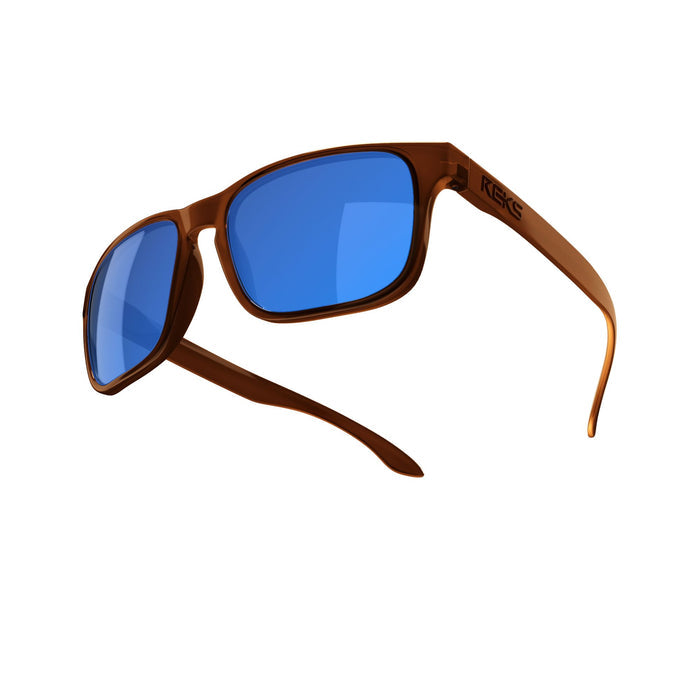 Single Vision / Solid Smoke / Cobalt Blue Mirror