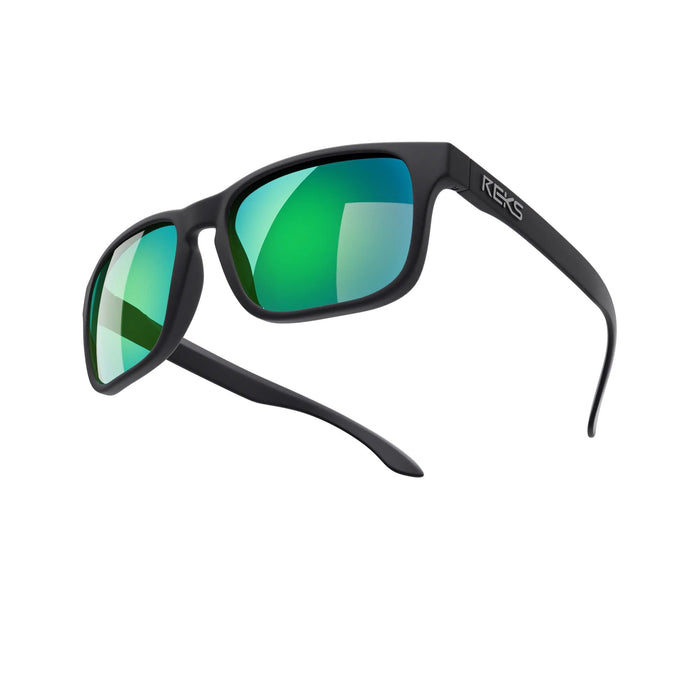 Single Vision / Solid Smoke / Green Mirror