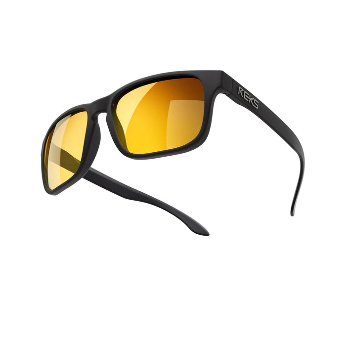 Single Vision / Solid Smoke / Gold Mirror