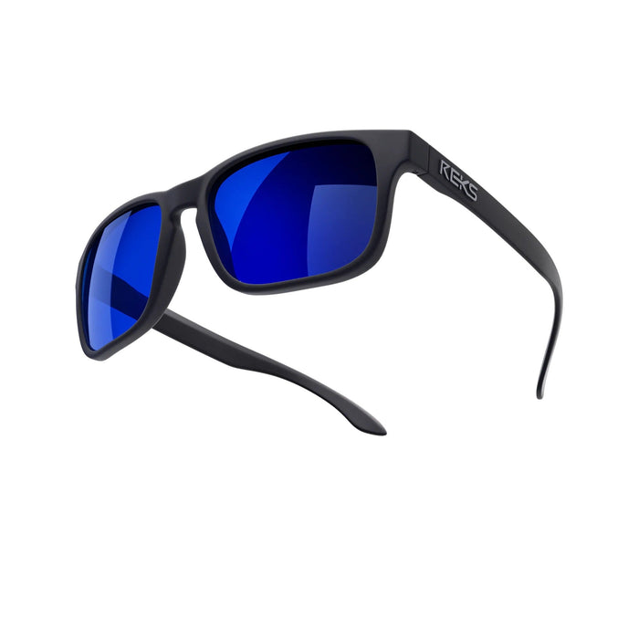 Single Vision / Solid Smoke / Solid Blue Mirror