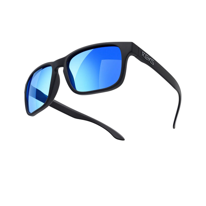Single Vision / Solid Smoke / Cobalt Blue Mirror