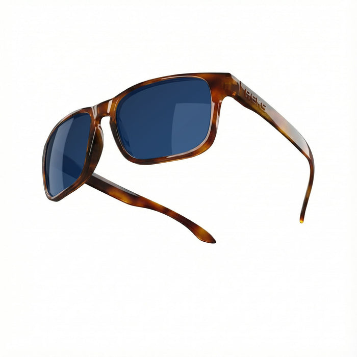 Single Vision / Rose Amber / Solid Blue Mirror