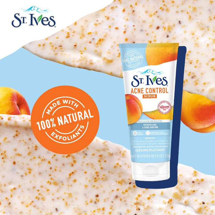 St. Ives Acne Control Apricot Scrub - 170g