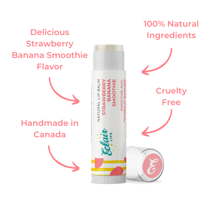 Eclair Lips Strawberry Banana Smoothie lip balm