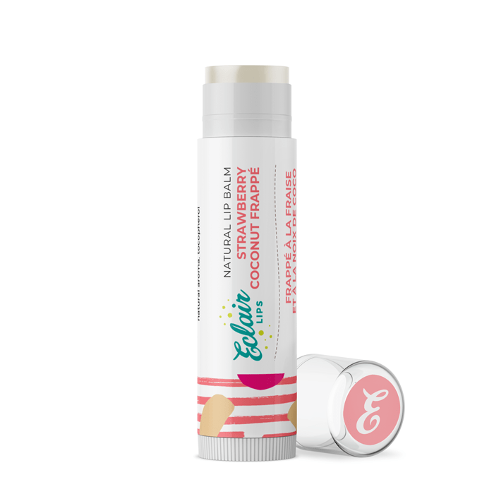 Eclair Lips Strawberry Coconut Frappe lip balm