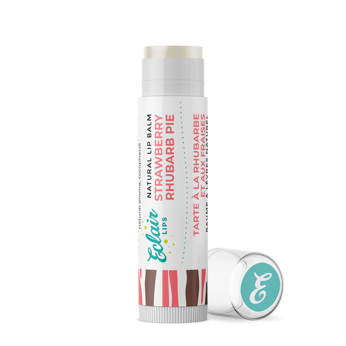 Eclair Lips Strawberry Rhubarb Pie lip balm